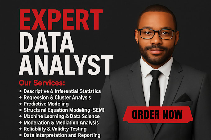 provide expert statistical analysis using spss, python, r, amos, and more