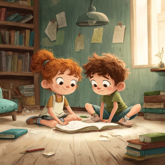 draw children book illustrations
