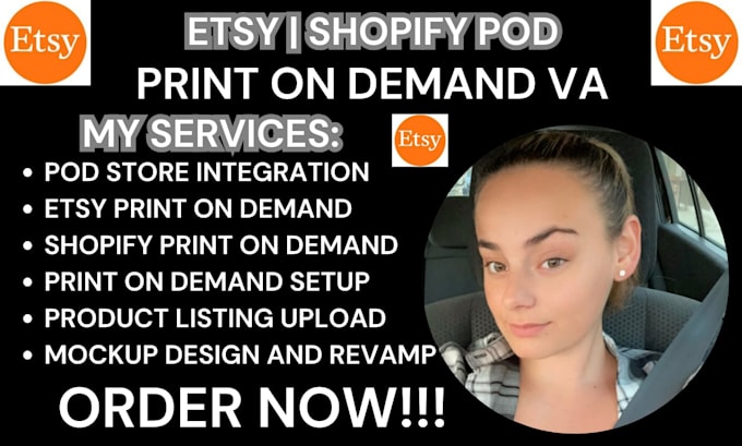 create and customized high converting shopify and etsy pod store integration