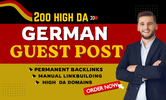 build high authority german backlinks via manual guest posts on real de website
