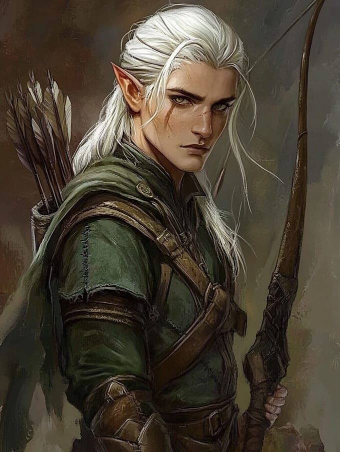 do a amazing d and d character for you