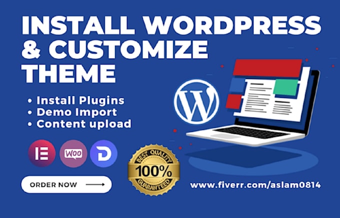 Maintain your wordpress website, customize themes, and install plugins ...