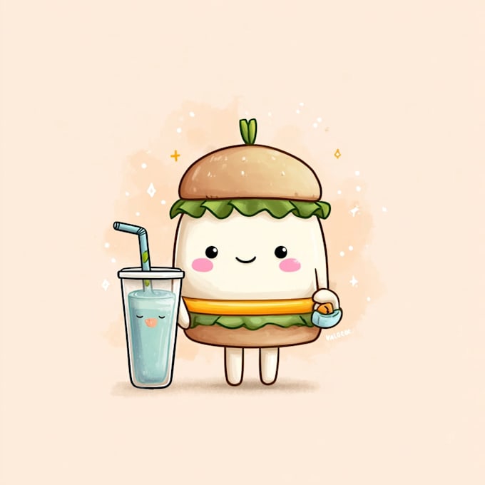 awesome doodle character designs for your merch