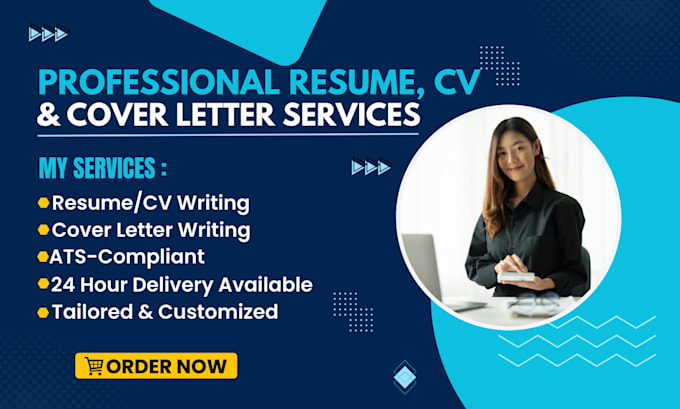 write and upgrade your resume, CV, cover letter and linkedin