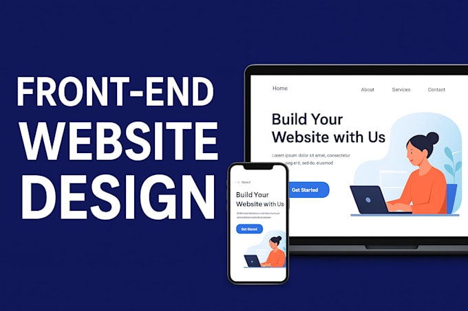 design a professional front end website
