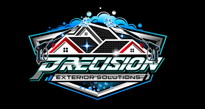 design a modern and clean washing logo