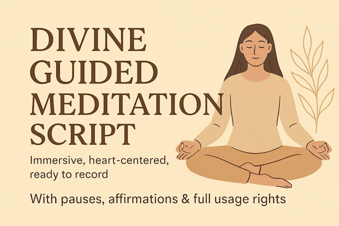 craft custom guided meditation scripts full of love and presence