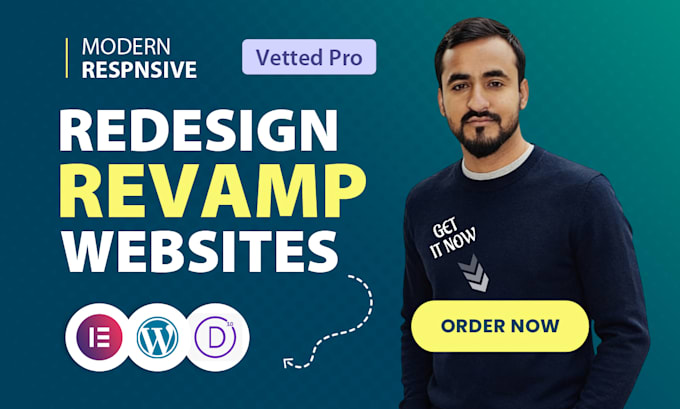 design a modern responsive wordpress website
