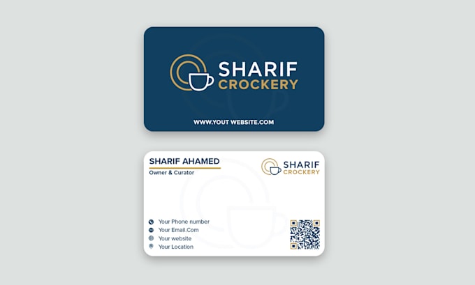 do professional modern business card design 12 hours