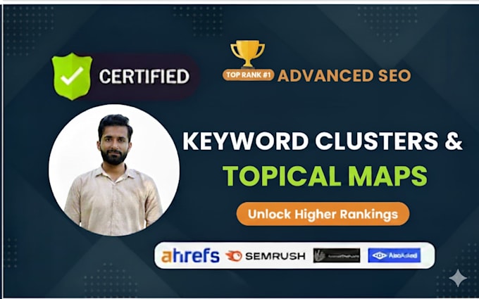 create an advanced SEO keyword cluster and topical map for better rankings