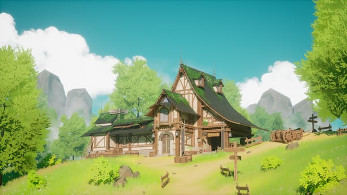 create realistic 3d environments for games, animations, or vrar