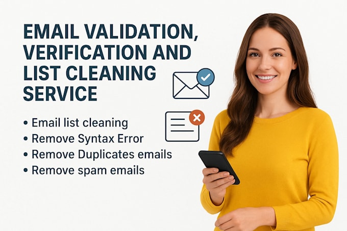 clean and verify your bulk email list
