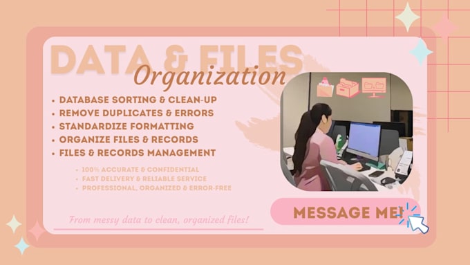 organize, clean, and sort your database and files with accuracy