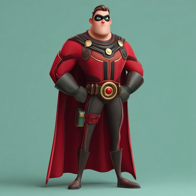 superhero character for comics