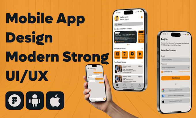 Design mobile app ux ui in figma by Aly_anas | Fiverr