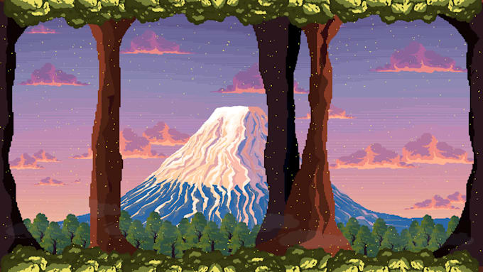create immersive, beautiful and bright parallax for pixel games