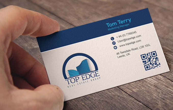 design a professional and modern business card