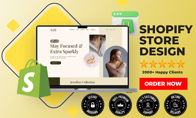 build shopify dropshipping store, shopify store design, shopify store