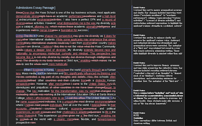 edit, proofread, and polish your academic and professional writing