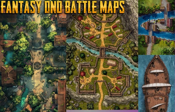 Ontwerp een aangepaste game map, 3d omgeving, dnd map, unity map voor ...