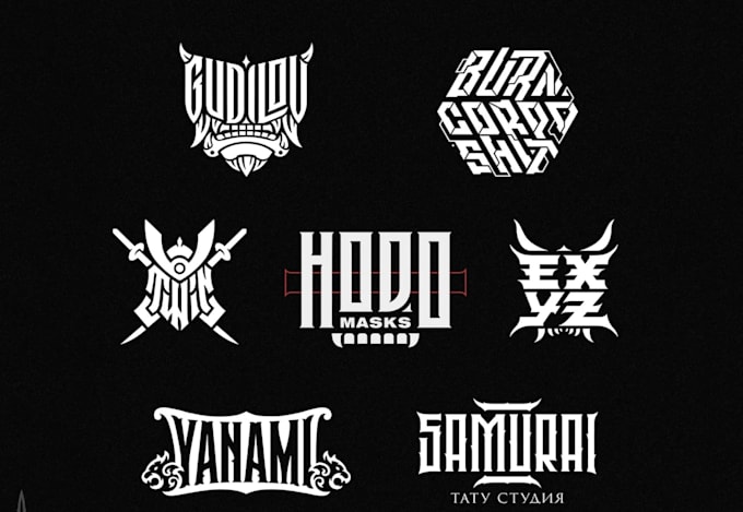 design a thrash metal logo with aggressive energy