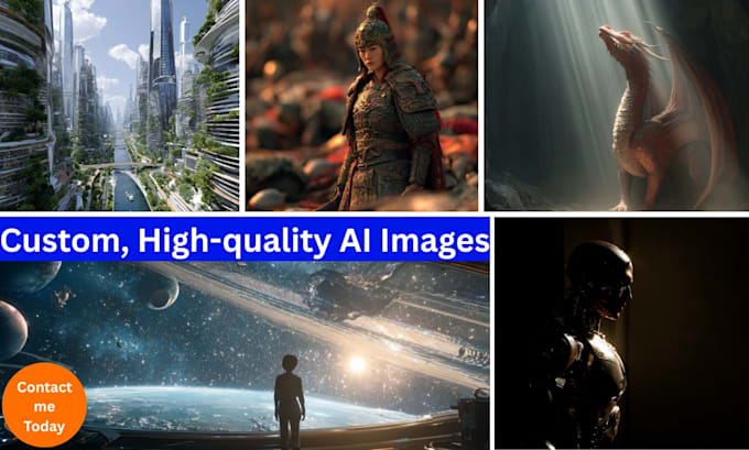 create high quality, custom ai images using midjourney
