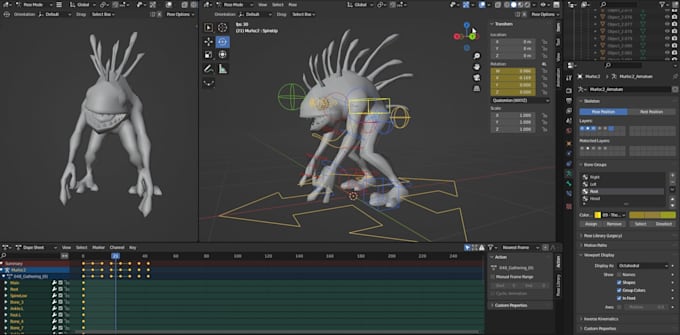 Do blender character rigging and arkit face rig for unity and unreal by ...
