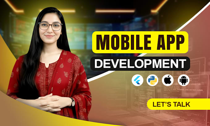 do app development, app creation for android and ios using flutter