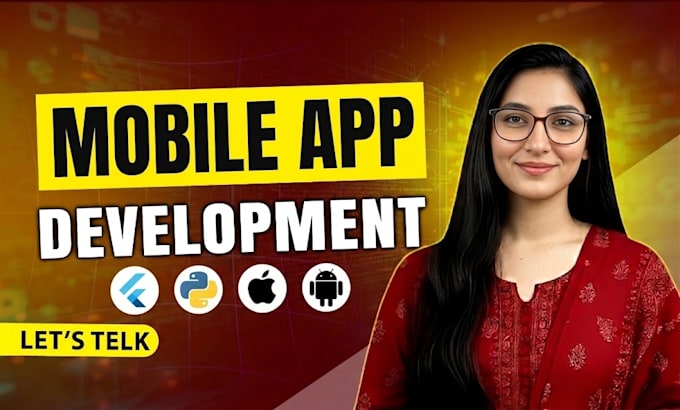 do app development, app creation for android and ios using flutter