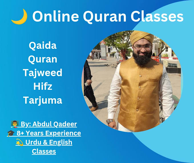 be your expert online quran teacher with tajweed and tafseer