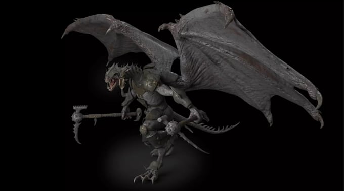 design 3d animal model, pet, dragon and dinosaur creature model 3d animation