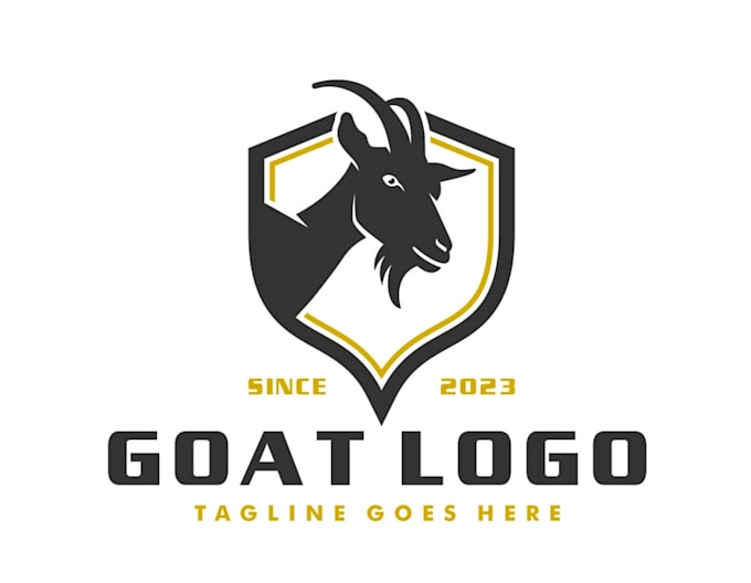 do modern professional gorgeous goat logo