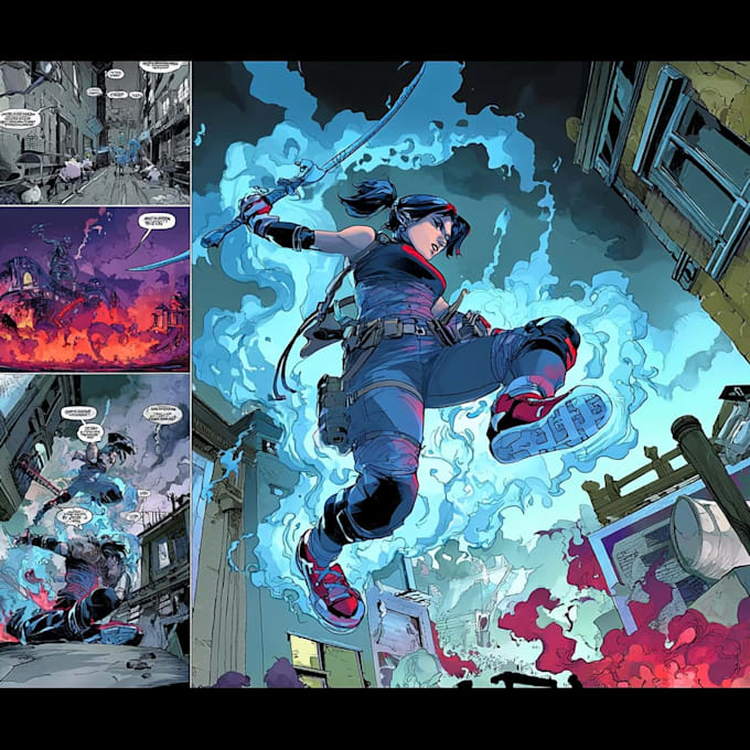 do comic book illustration graphic novel cover art cartoon