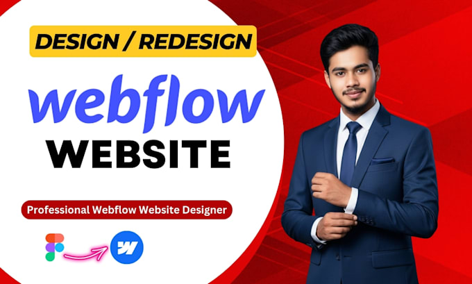design, redesign, or develop webflow website, webflow expert