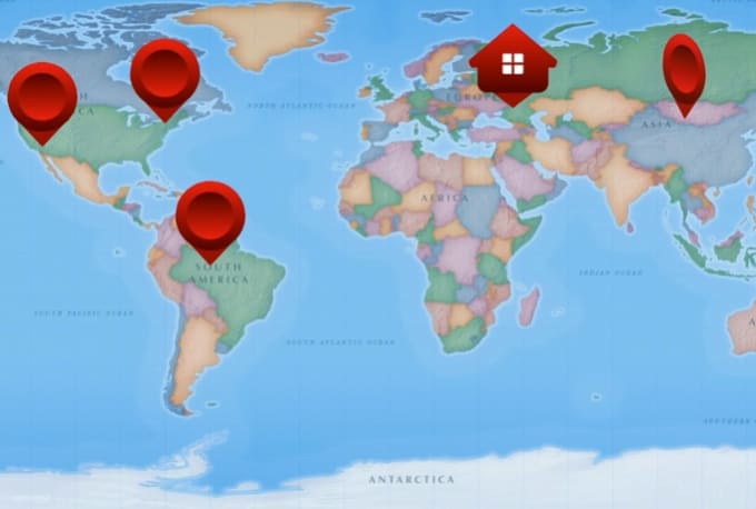 Create An Interactive Map Showing Multiple Locations 