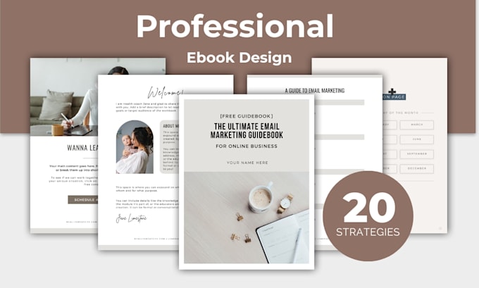 design editable canva ebooks, workbooks, lead magnets and interactive ebook