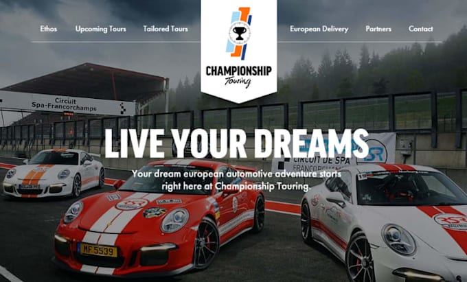 design squarespace car racing website motorsport website motoring club website