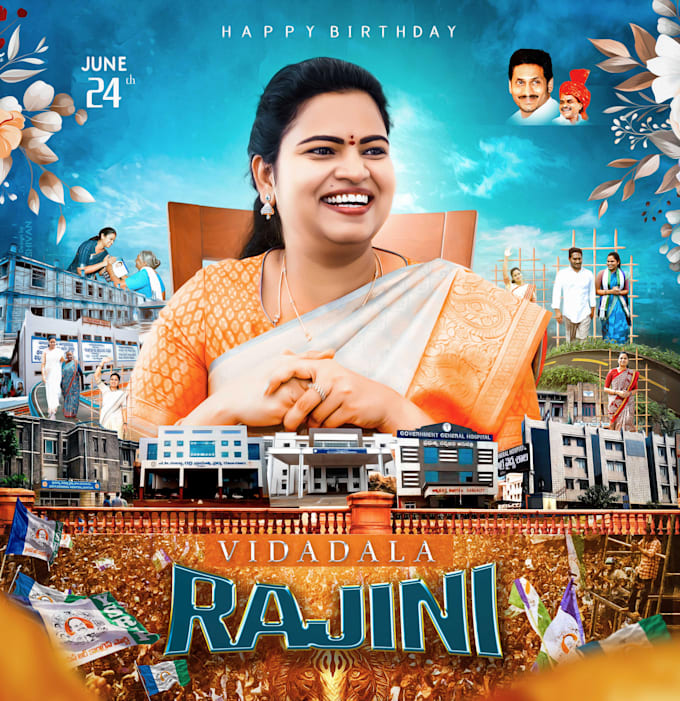 make professional birthday poster