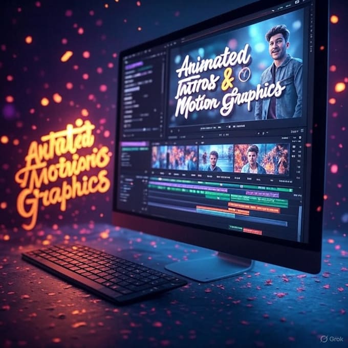 Video Graphics Package Do cinematic custom motion graphics and animated intros by ...
