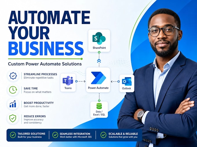 build advanced power automate workflows and sharepoint automation