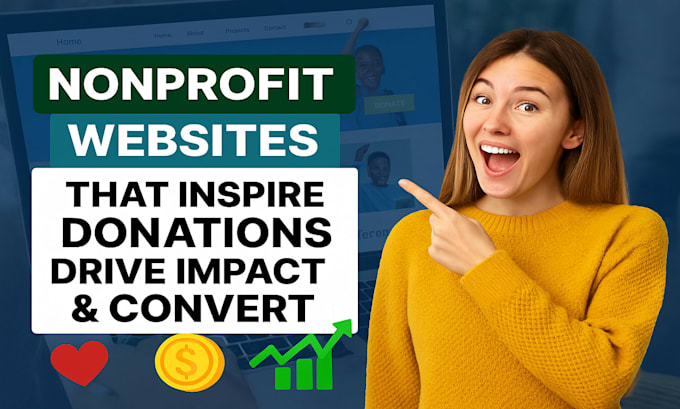 Build donation website, fundraising website, non profit ngo or charity ...