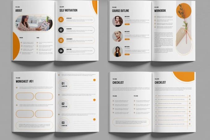 do kdp journal design, digital planner, pdf lead magnet, canva workbook design