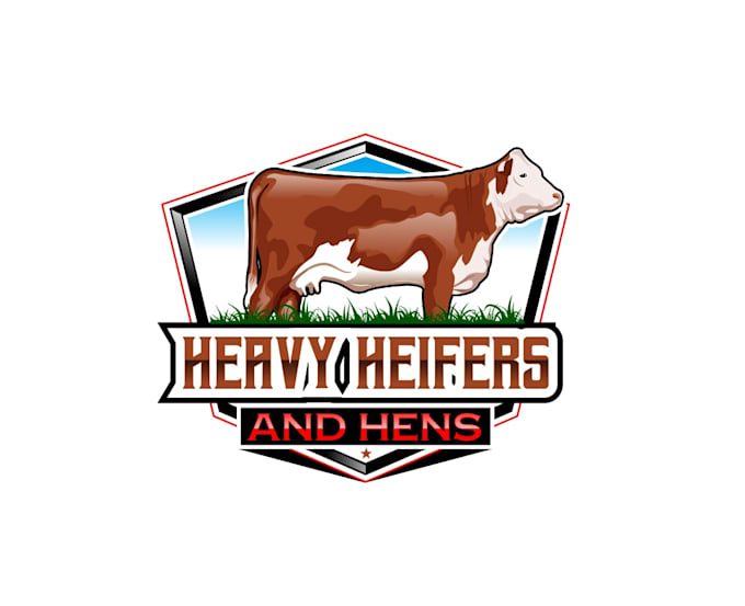 create high quality and beautiful cow logo design