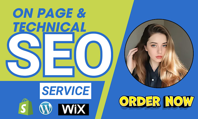 do wordpress shopify wix on page seo and technical optimization
