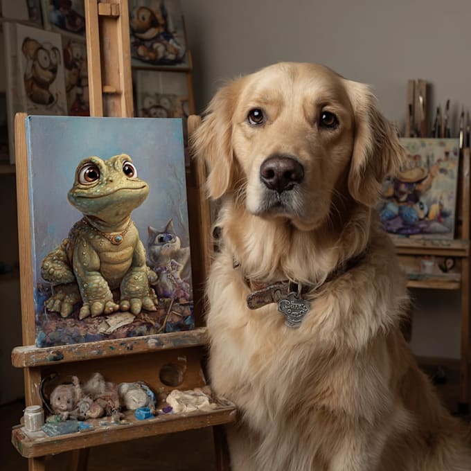 design custom disney pet portrait