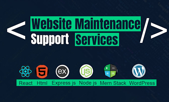 provide professional website maintenance, updates,and support