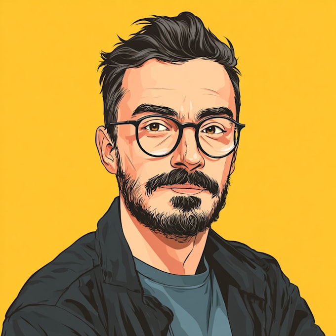 do vector art portrait face, animal, vehicle