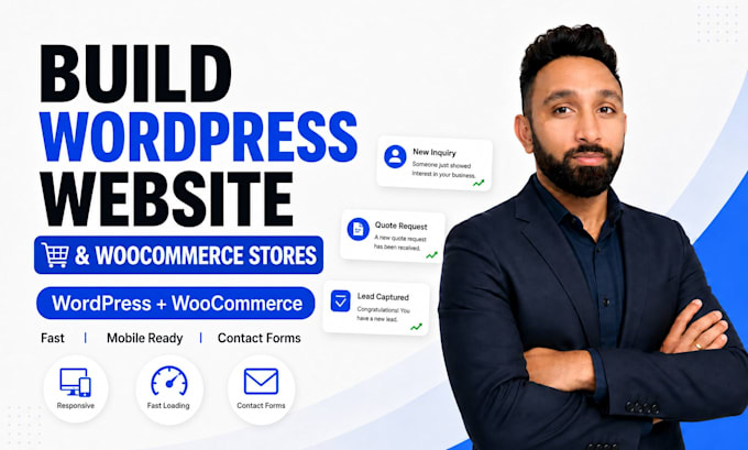 build wordpress websites, business websites, and wordpress blogs