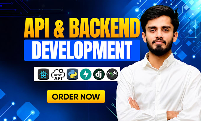 develop secure node js rest API fastapi backend and API integration