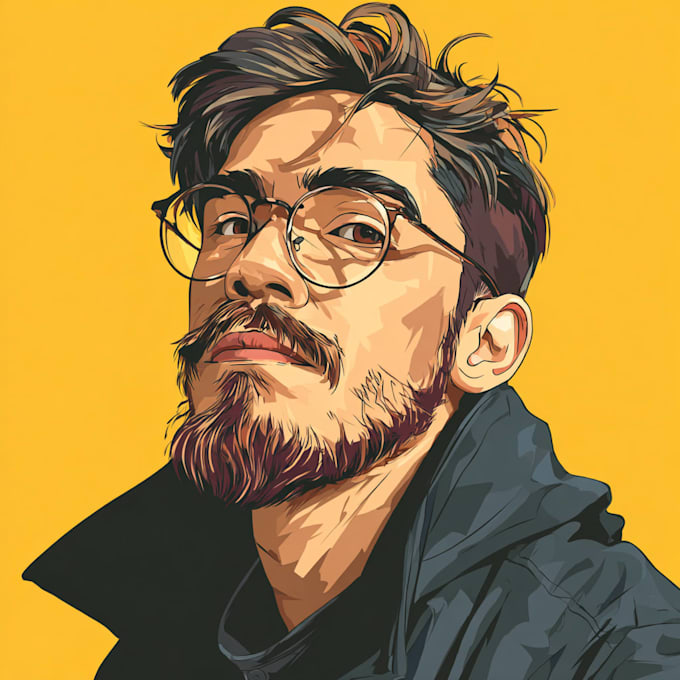 draw portrait avatar cartoon from photo